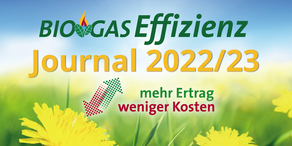 Das Journal  für wirtschaftlichen Biogasanlagenbetrieb